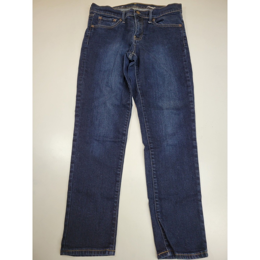 Gap 1969‎ Womens Skinny Jeans Size 28 Dark Wash Mid Rise Stretch Denim